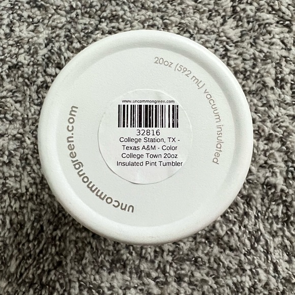 Uncommon Green College Station Map Tumbler - Picture 2 of 4